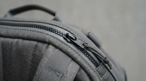 Showing superior laptop protection features built into a smart business travel backpack